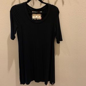 Black stretchy dress